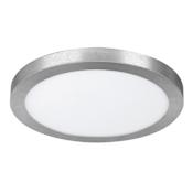 Feit Single Light 15" Wide LED Flush Mount Ceiling Fixture with Selectable Color Temperatures Brushed Nickel