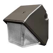 Feit Single Light 9" Wide LED Commercial Wall Pack Bronze