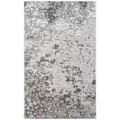 Feizy Micah 12' x 15' Polyester and Polypropylene Abstract Indoor Rectangular Area Rug Silver / Gray / White