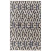 Feizy Lilliana 8' x 11' Geometric Indoor Rectangular Area Rug in Gray / Tan Gray / Tan