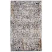 Feizy Cadiz 9-3/4' x 13-1/4' Acrylic and Viscose Abstract Indoor Rectangular Area Rug Ivory / Taupe / Gray