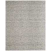 Feizy Belfort 8' x 10' Wool Solid Indoor Rectangular Area Rug Ivory / Gray / Taupe