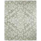 Feizy Belfort 12' x 15' Wool Botanical Indoor Rectangular Area Rug Ivory / Green