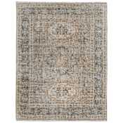 Feizy Caldwell 10' x 14' Viscose and Wool Vintage Indoor Rectangular Area Rug Tan / Gray / Gold