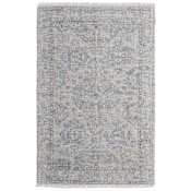 Feizy Caldwell 9' x 12' Viscose and Wool Vintage Indoor Rectangular Area Rug Blue / Gray / Taupe