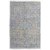 Feizy Caldwell 10' x 14' Viscose and Wool Vintage Indoor Rectangular Area Rug Blue / Gray / Tan