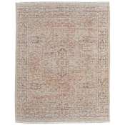 Feizy Caldwell 7-1/2' x 9-1/2' Viscose and Wool Vintage Indoor Rectangular Area Rug Orange / Tan / Ivory