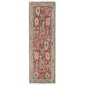 Feizy Karina 2-1/2' x 8' Wool Traditional Indoor Runner Red / Gray / Ivory