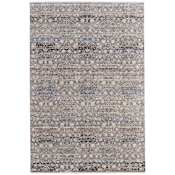 Feizy Caprio 6-1/2' x 9-1/2' Polyester and Viscose Vintage Indoor Rectangular Area Rug Gray / Ivory / Tan