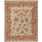 Feizy Carrington 11-1/2' x 15' Botanical Indoor Rectangular Area Rug in Ivory / Red / Blue Ivory / Red / Blue