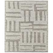 Feizy Ashby 8-1/2' x 11-1/2' Geometric Indoor Rectangular Area Rug Gray / Ivory
