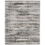 Feizy Augustine 9' x 12' Polyester and Polypropylene Vintage Indoor Rectangular Area Rug Green / Ivory / Black