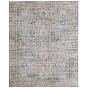 Feizy Augustine 9' x 12' Vintage Indoor Rectangular Area Rug in Blue / Ivory / Tan Blue / Ivory / Tan