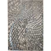 Feizy Azure 10' x 13-1/4' Abstract Indoor Rectangular Area Rug in Blue / Silver / Gray Blue / Silver / Gray
