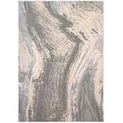 Feizy Azure 8' x 10' Abstract Indoor Rectangular Area Rug in Gray / Ivory / Blue Gray / Ivory / Blue