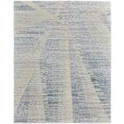 Feizy Brighton 11-1/2' x 15' Abstract Indoor Rectangular Area Rug Ivory / Blue / Silver