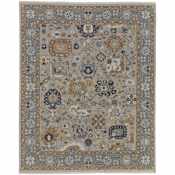 Feizy Corbitt 5-1/2' x 8-1/2' Traditional Indoor Rectangular Area Rug Blue / Brown / Gray