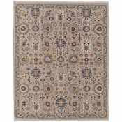 Feizy Corbitt 2' x 3' Traditional Indoor Rectangular Throw Rug in Tan / Blue / Gold Tan / Blue / Gold