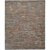 Feizy Conroe 9-1/2' x 13-1/2' Abstract Indoor Rectangular Area Rug in Brown / Gray Brown / Gray