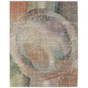 Feizy Eden 10' x 12-3/4' Abstract Indoor Rectangular Area Rug in Brown / Tan / Blue Brown / Tan / Blue
