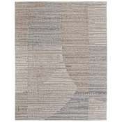 Feizy Elias 12' x 15' Abstract Indoor Rectangular Area Rug in Brown / Blue / Tan Brown / Blue / Tan