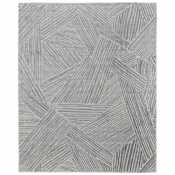 Feizy Elias 9' x 12' Abstract Indoor Rectangular Area Rug in Green / Ivory / Tan Green / Ivory / Tan
