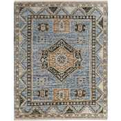 Feizy Fillmore 10' x 14' Traditional Indoor Rectangular Area Rug in Blue / Green Blue / Green