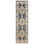 Feizy Fillmore 2-1/2' x 10' Traditional Indoor Runner Blue / Ivory
