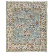 Feizy Fillmore 9' x 12' Traditional Indoor Rectangular Area Rug Blue / Ivory / Yellow