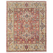 Feizy Fillmore 10' x 14' Traditional Indoor Rectangular Area Rug in Red / Ivory / Gold Red / Ivory / Gold