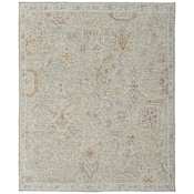 Feizy Grafton 9-1/2' x 13-1/2' Vintage Indoor Rectangular Area Rug in Gray / Green / Blue Gray / Green / Blue