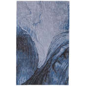 Feizy Kawai 8' x 10' Abstract Indoor Rectangular Area Rug in Blue / Black / Gray Blue / Black / Gray