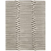 Feizy Kimball 9' x 12' Abstract Indoor Rectangular Area Rug in Taupe / Ivory Taupe / Ivory
