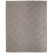 Feizy Kimball 3-1/2' x 5-1/2' Geometric Indoor Rectangular Throw Rug in Gray / Taupe / Tan Gray / Taupe / Tan