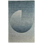 Feizy Katya 10' x 14' Geometric Indoor Rectangular Area Rug in Green / Gray Green / Gray
