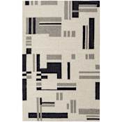 Feizy Maguire 10' x 14' Abstract Indoor Rectangular Area Rug Ivory / Taupe