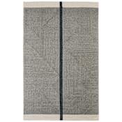 Feizy Maguire 9' x 12' Abstract Indoor Rectangular Area Rug Taupe / Black