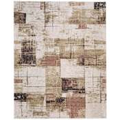 Feizy Pearson 12' x 15' Abstract Indoor Rectangular Area Rug in Ivory / Green / Brown Ivory / Green / Brown