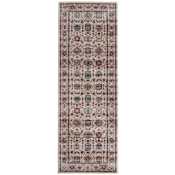 Feizy Pearson 2-1/2' x 7-1/4' Vintage Indoor Runner in Ivory / Green / Red Ivory / Green / Red