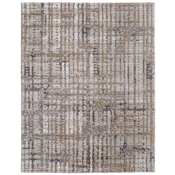 Feizy Skyview 12' x 15' Shag Abstract Indoor Rectangular Area Rug Brown / Tan / Ivory