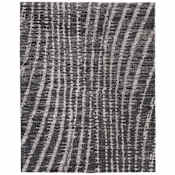 Feizy Skyview 9' x 12' Abstract Indoor Rectangular Area Rug Black / Gray / Ivory