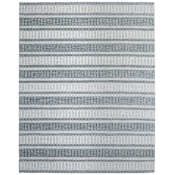 Feizy Aberdeen 8' x 10' Striped Indoor Rectangular Area Rug Gray / White