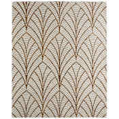 Feizy Wallace 10' x 14' Moroccan & Tribal Indoor Rectangular Area Rug White / Brown