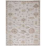 Feizy Wendover 9' x 12' Vintage Indoor Rectangular Area Rug in Ivory / Orange Ivory / Orange