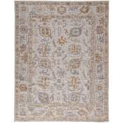 Feizy Wendover 5' x 8' Vintage Indoor Rectangular Area Rug in Ivory / Tan Ivory / Tan