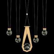 Fine Art Handcrafted Lighting ARIA 10 Light 43" Wide LED Linear Pendant Brushed Gold