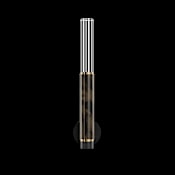 Fine Art Handcrafted Lighting Antonia 22" Tall LED Wall Sconce Black / Brass / Charcoal