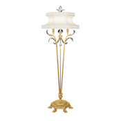 Fine Art Handcrafted Lighting Beveled Arcs 72" Tall Buffet Floor Lamp Gold Leaf