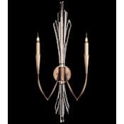 Fine Art Handcrafted Lighting Trevi 2 Light 33" Tall Wall Sconce Bronze