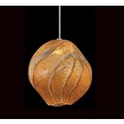 Fine Art Handcrafted Lighting Vesta 7" Wide LED Abstract Mini Pendant Gold